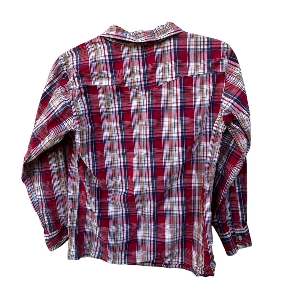 Levi's Red Plaid Button-Up Shirt - Picture 2 of 6